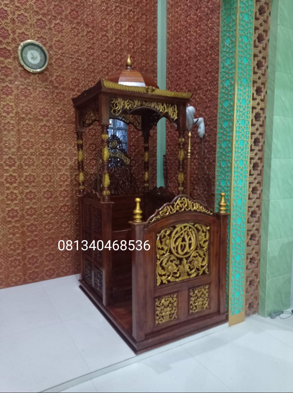 mimbar masjid kubah pintu samping (1)